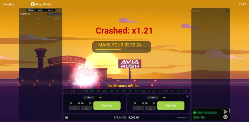 Avia Rush gameplay screenshot