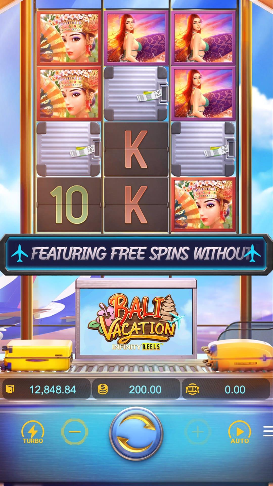 Bali Vacation slot gameplay screenshot