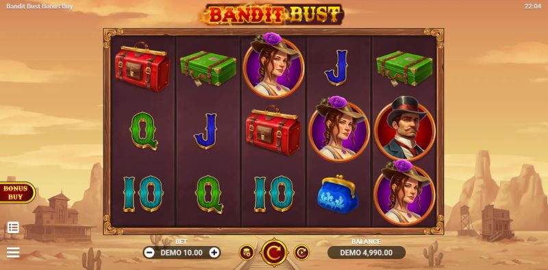Bandit Bust Bonus Buy gameplay screenshot