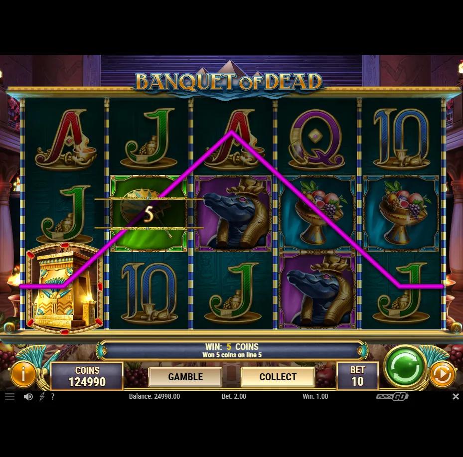 Banquet of Dead slot by Play'n GO gameplay screenshot
