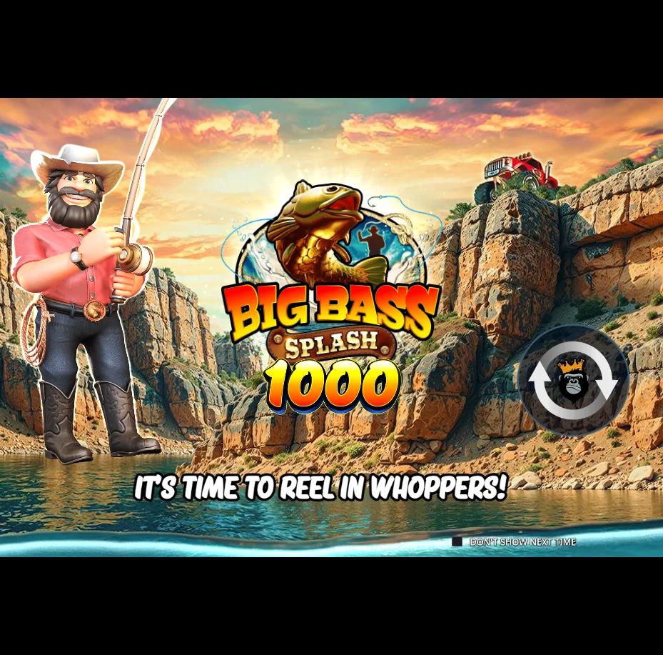 Big Bass Splash 1000 slot gameplay screenshot