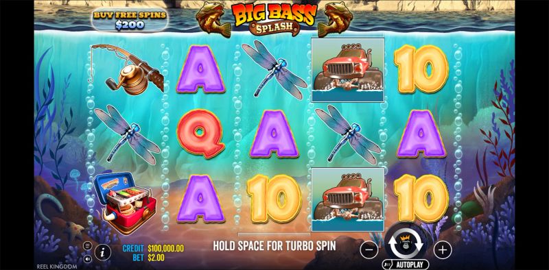 Big Bass Splash gameplay screenshot