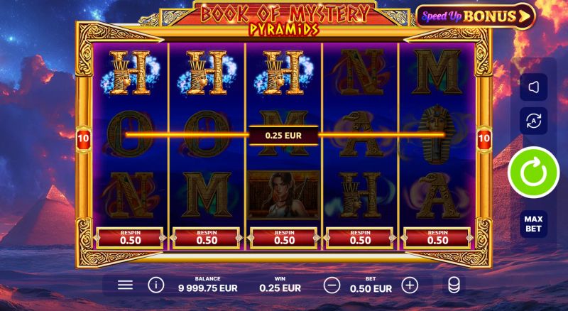 Book of Mystery Pyramids gameplay screenshot