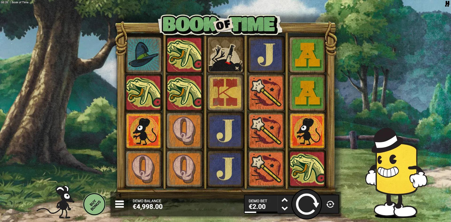 Book of Time slot gameplay screenshot