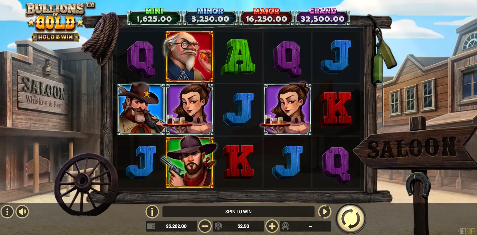 Bullions of Gold slot gameplay screenshot