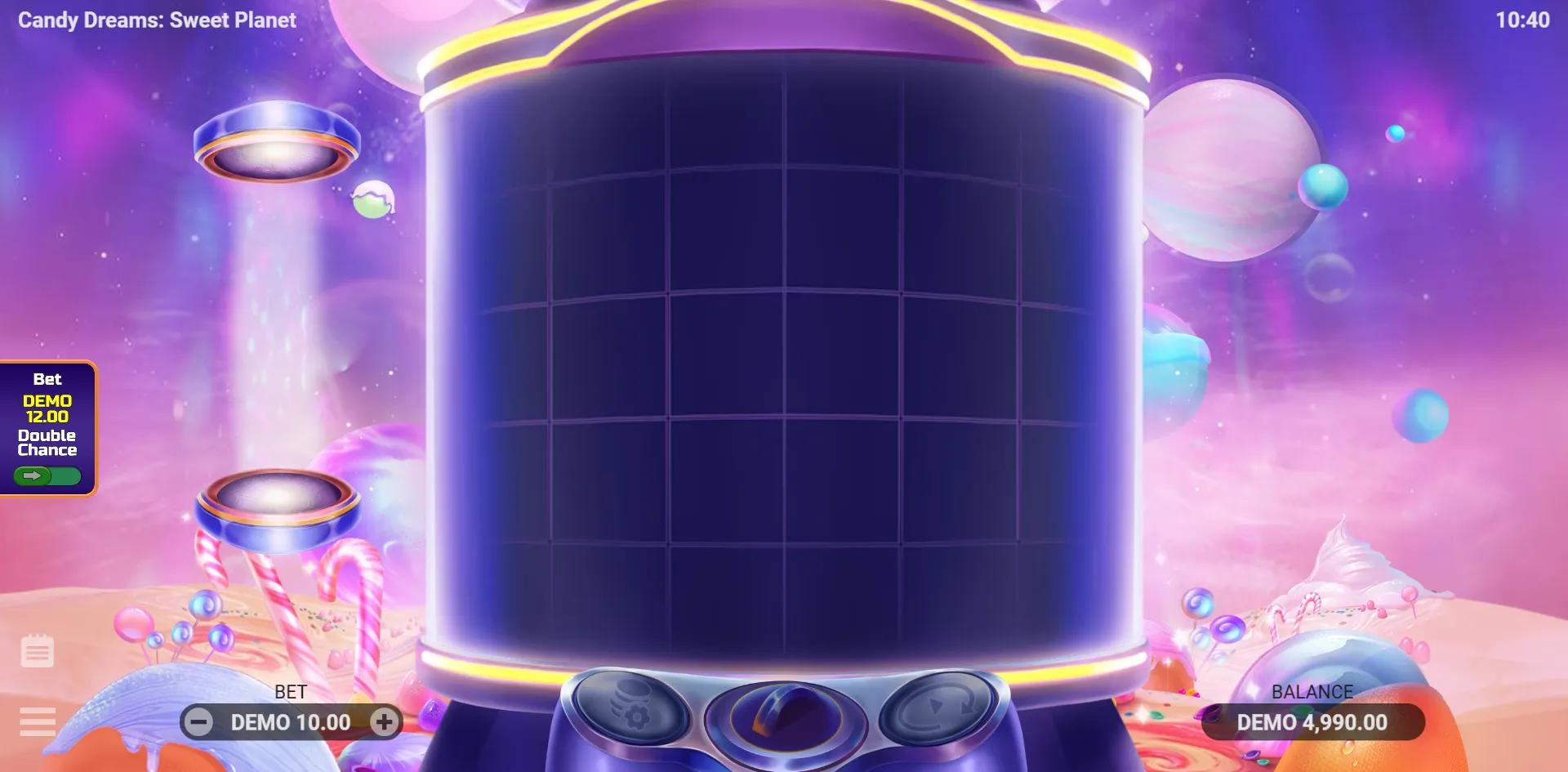 Candy Dreams: Sweet Planet slot gameplay screenshot