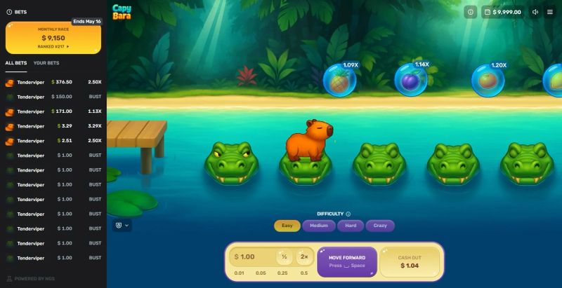Capybara gameplay screenshot