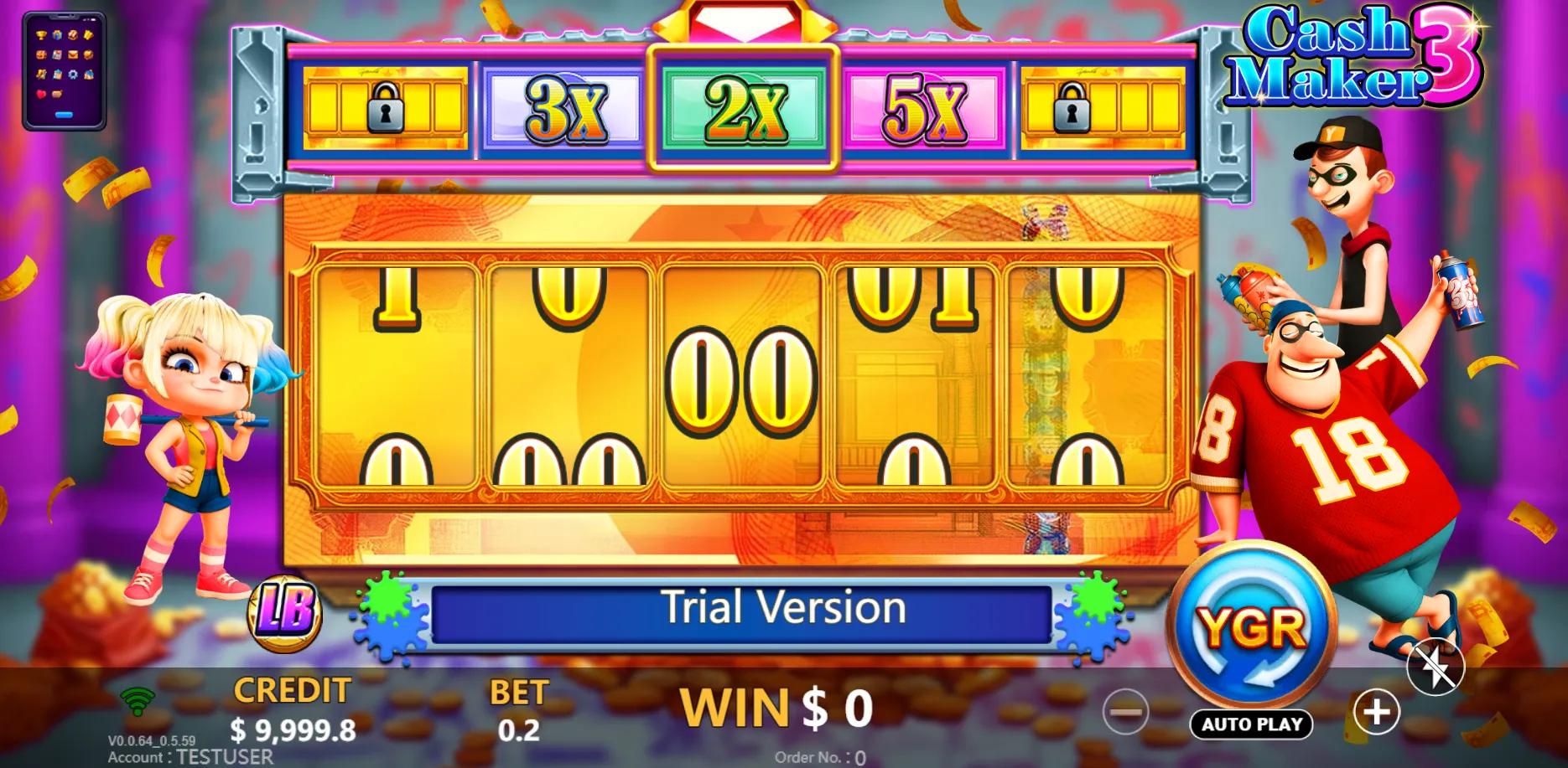 Cash Maker 3 slot gameplay screenshot