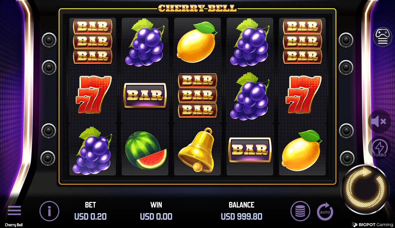 Cherry Bell slot gameplay screenshot