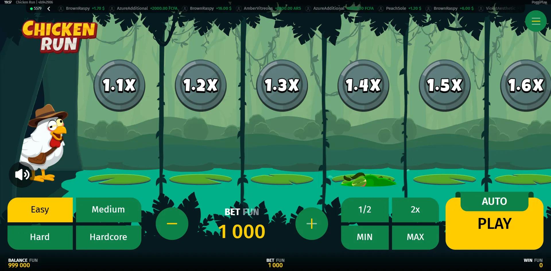 Jungle slot Chicken Run from  during gameplay