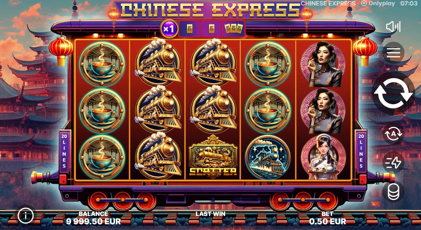 Chinese Express slot gameplay screenshot