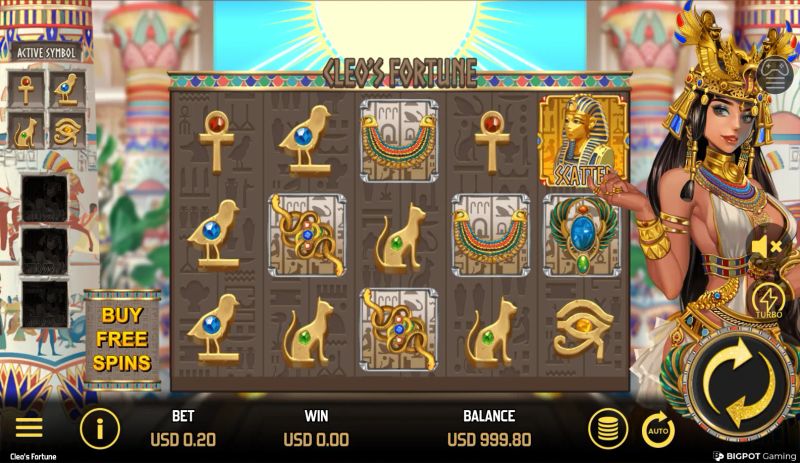Cleo's Fortune gameplay screenshot