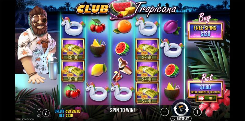 Club Tropicana gameplay screenshot
