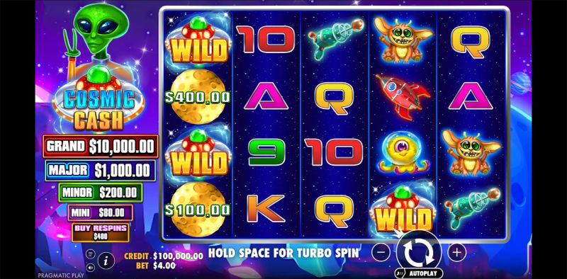Cosmic Cash gameplay screenshot