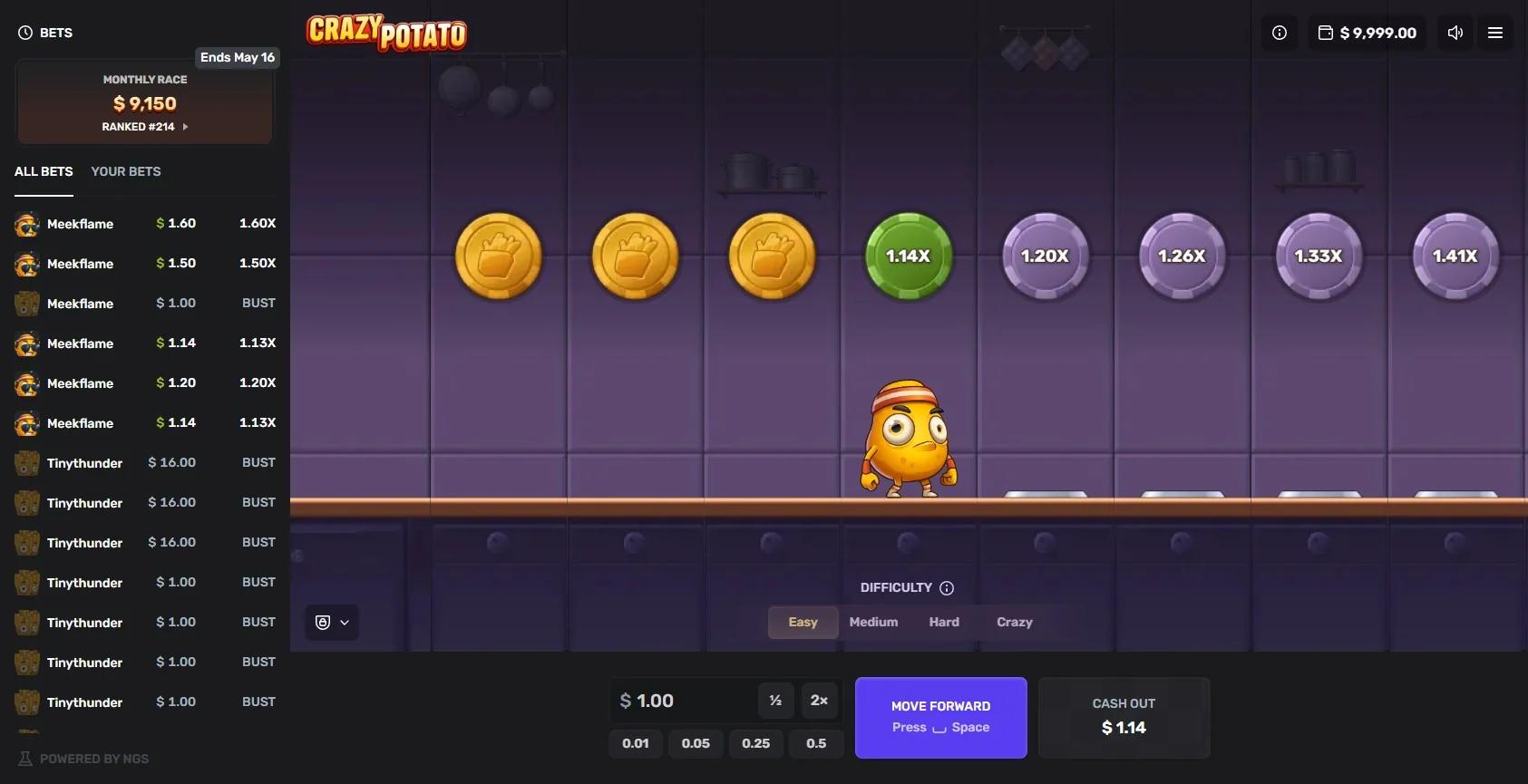 Crazy Potato gameplay screenshot
