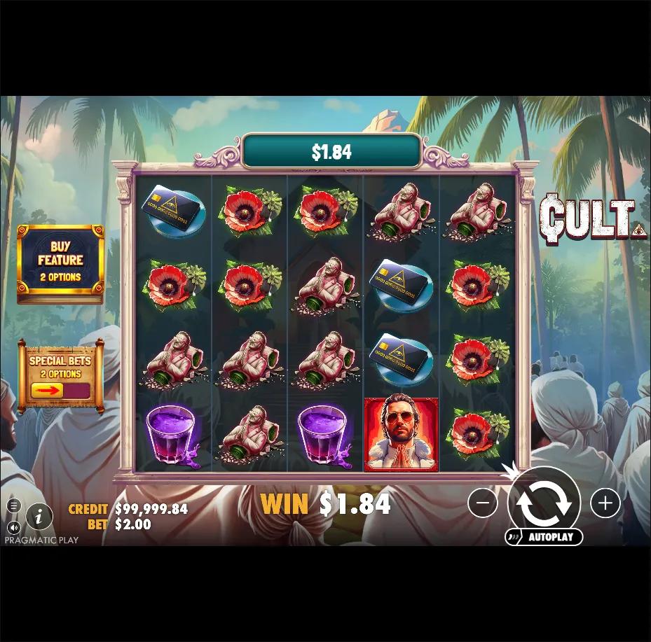 Cult. slot by Pragmatic Play gameplay screenshot
