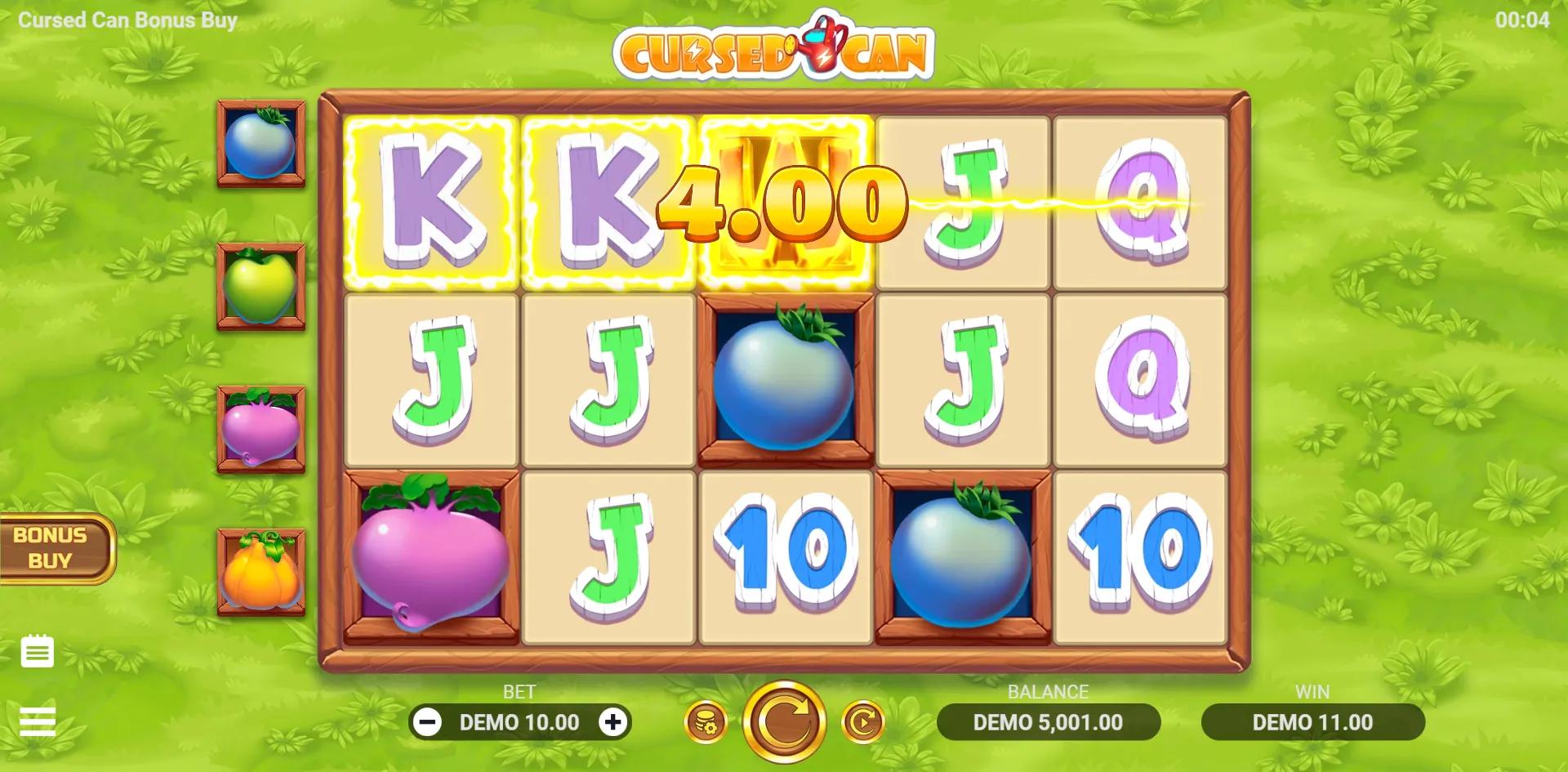 Cursed Can Bonus Buy slot gameplay screenshot