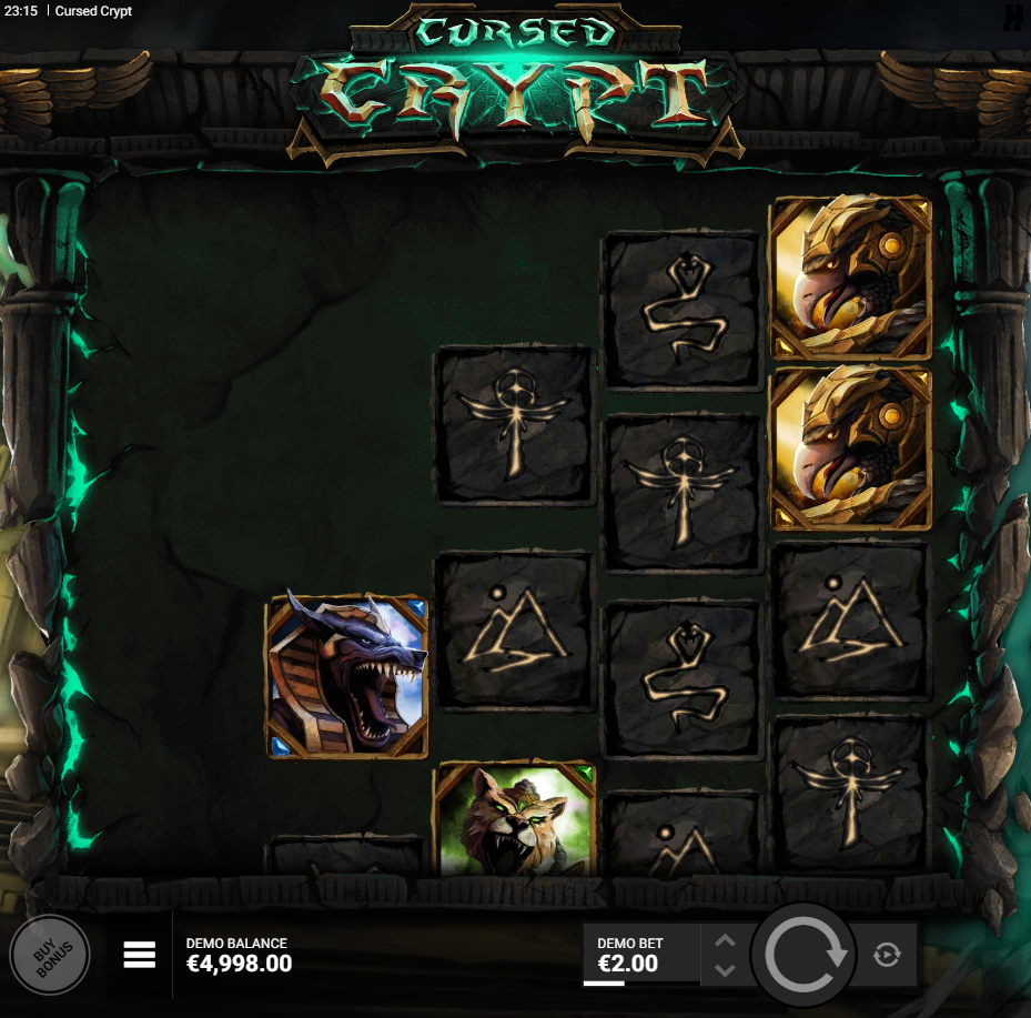 Cursed Crypt slot by Hacksaw Gaming gameplay screenshot