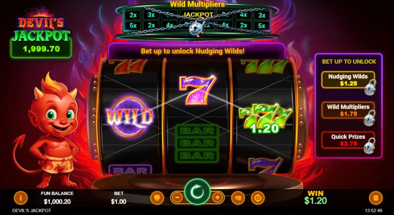Devil's Jackpot gameplay screenshot