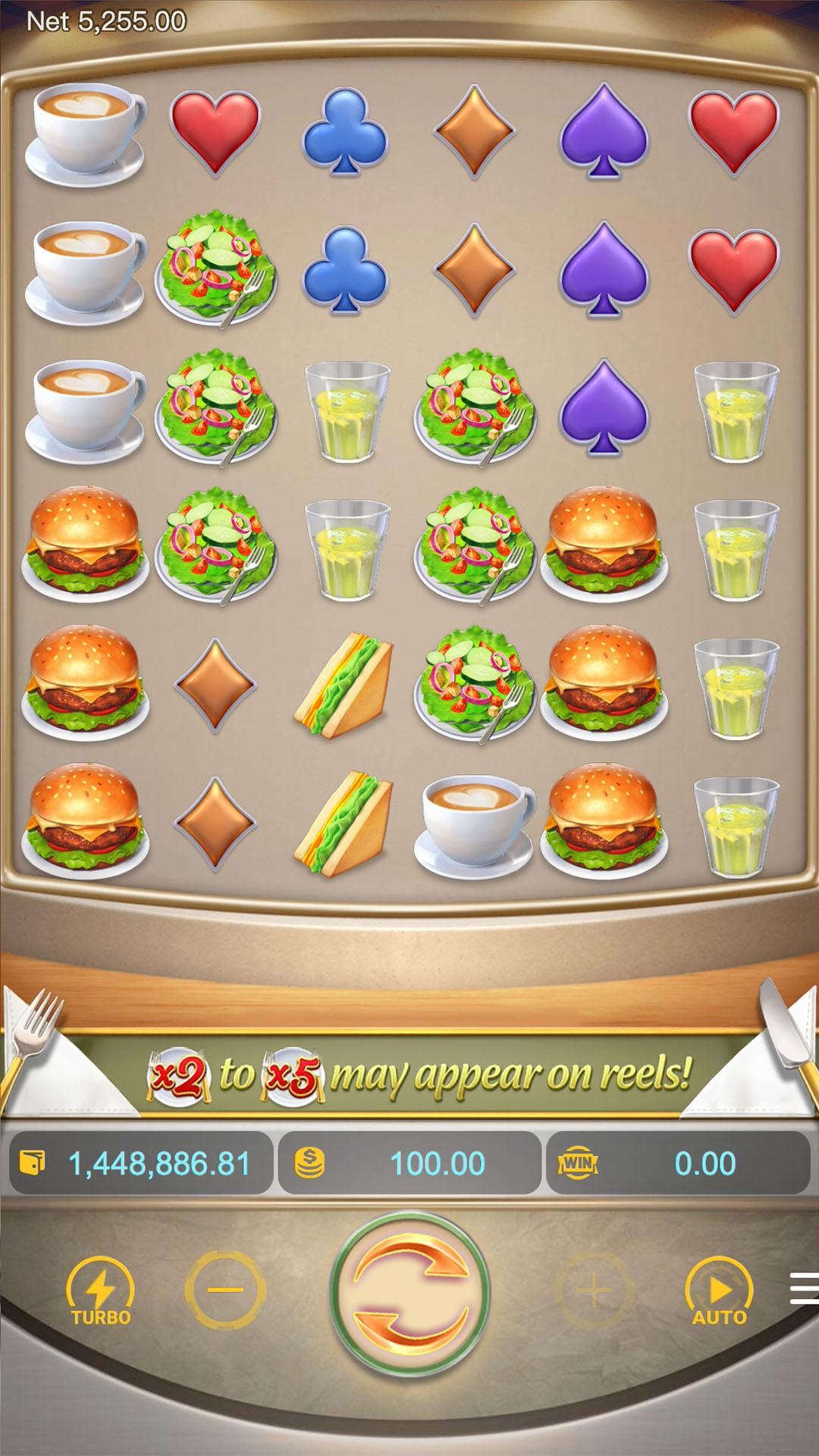 Diner Delights slot gameplay screenshot