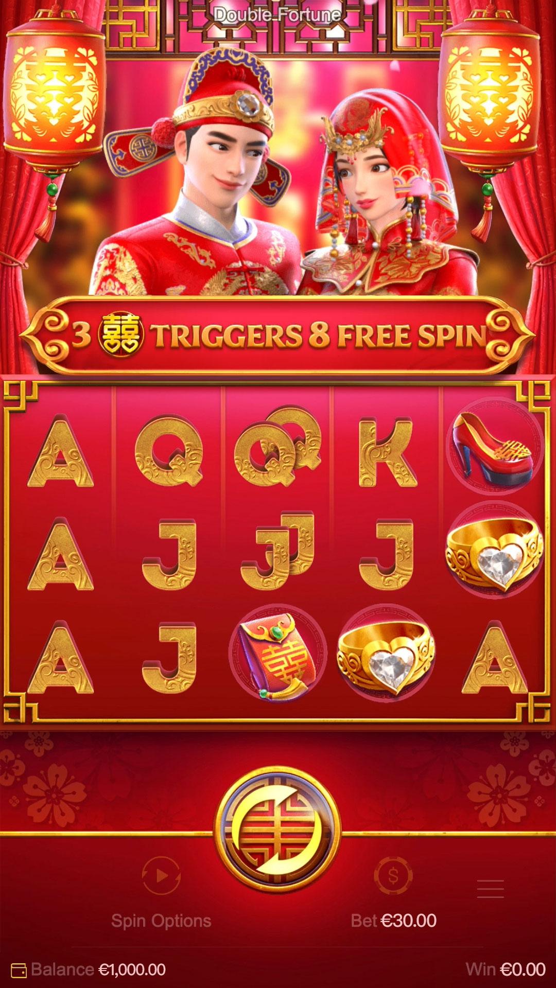Double Fortune slot gameplay screenshot