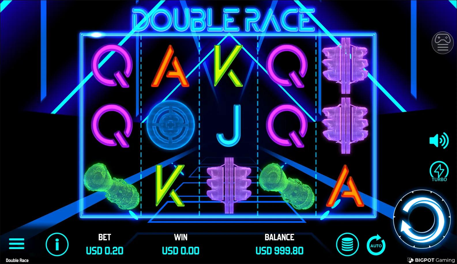 Double Race slot gameplay screenshot