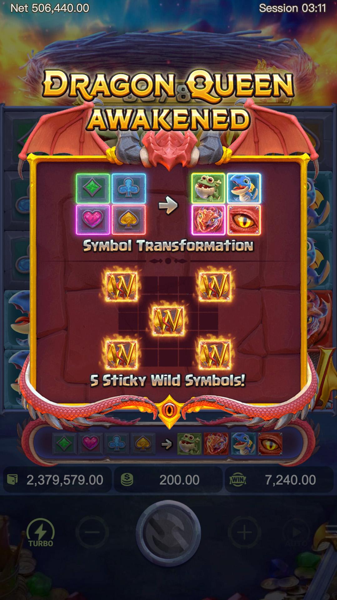 Dragon Hatch 2 slot gameplay screenshot