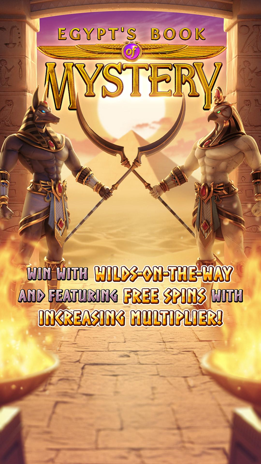 Egypt's Book of Mystery slot gameplay screenshot