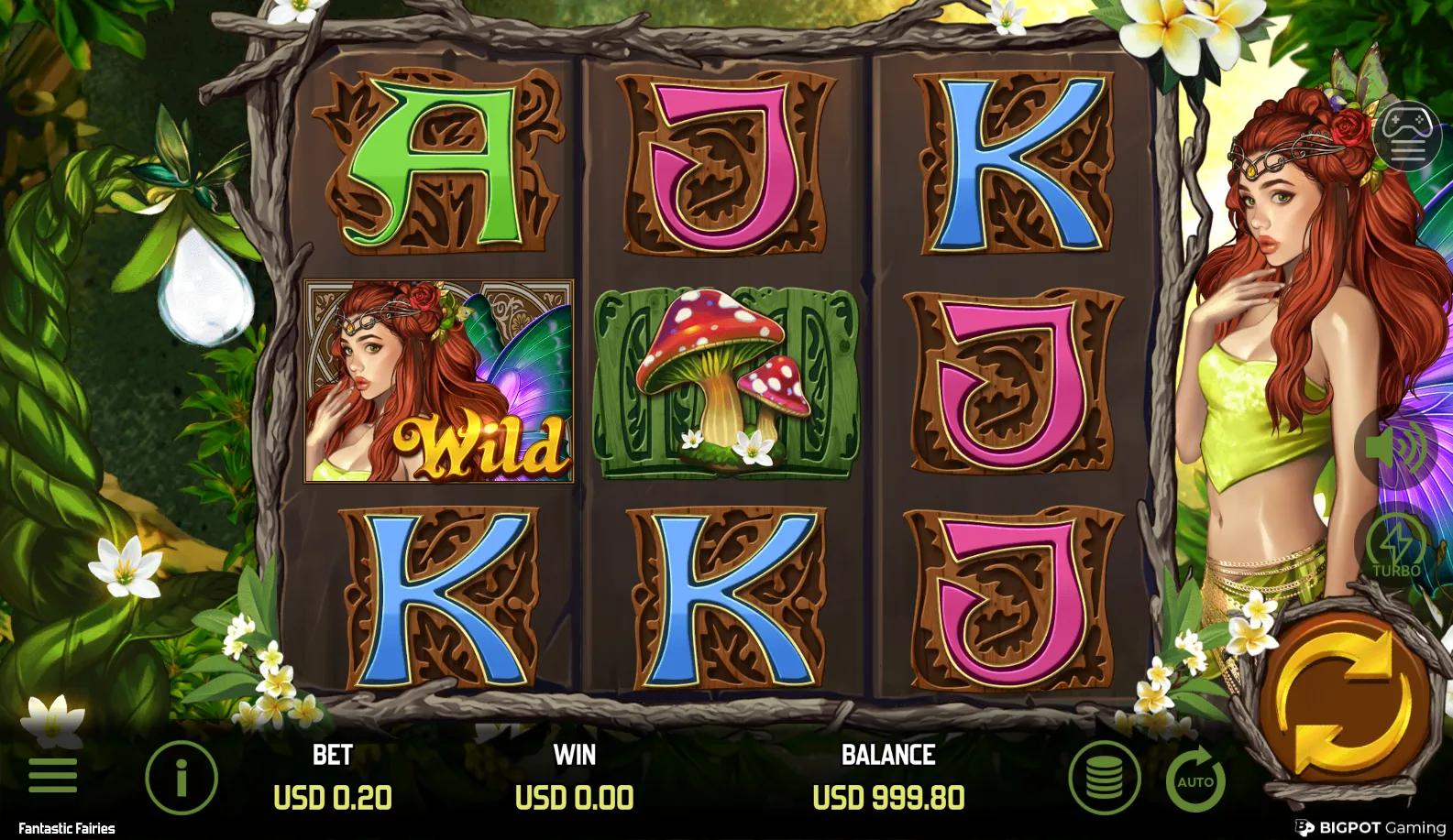 Fantastic Fairies slot gameplay screenshot