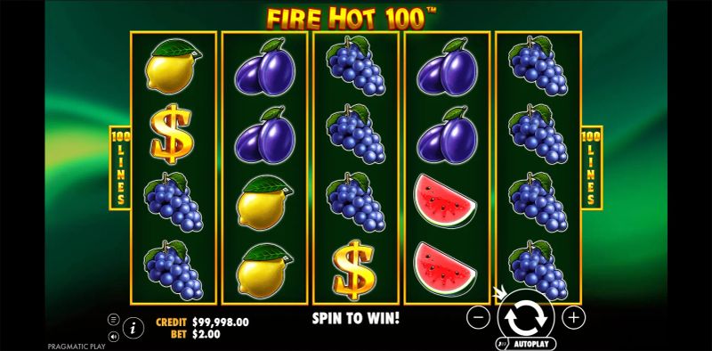 Fire Hot 100 gameplay screenshot