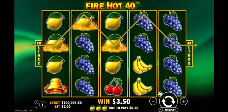 Fire Hot 40 gameplay screenshot