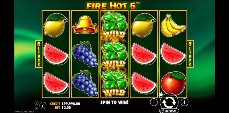 Fire Hot 5 gameplay screenshot