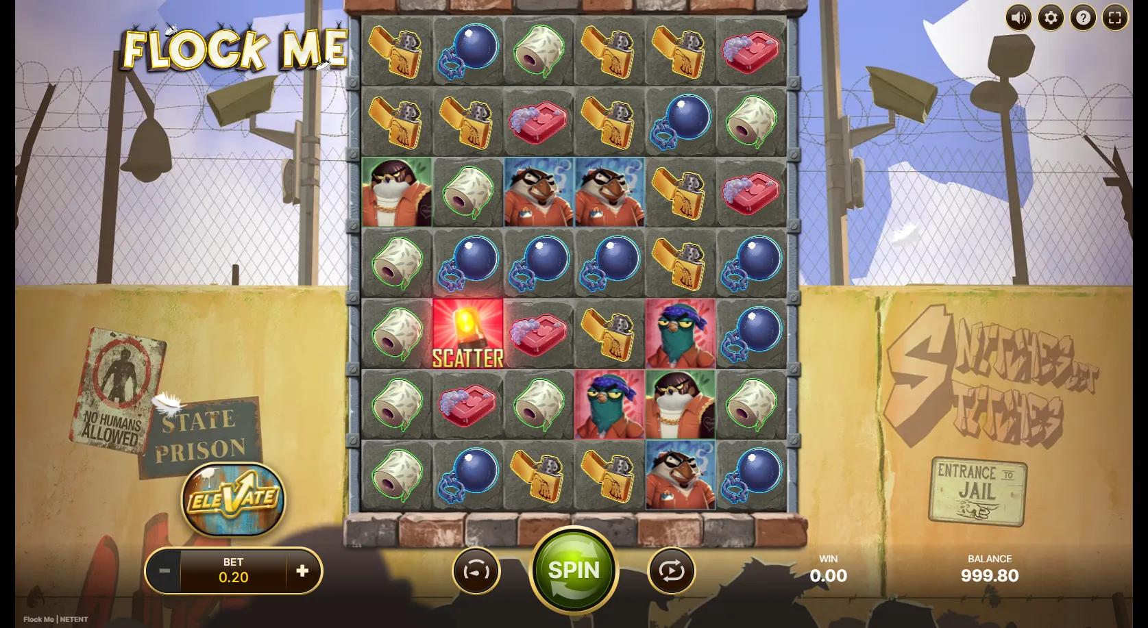 Flock Me slot gameplay screenshot