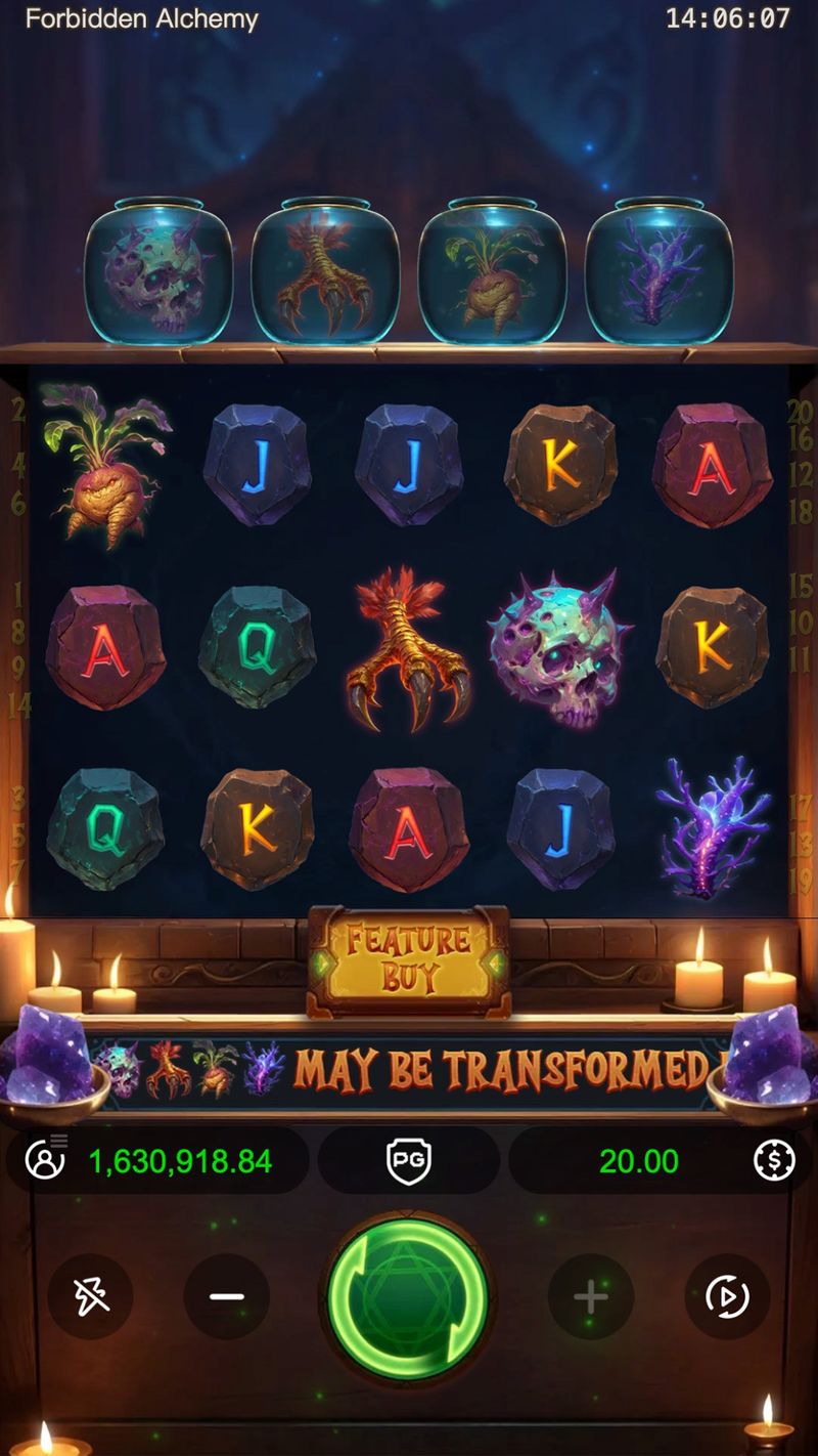 Forbidden Alchemy gameplay screenshot