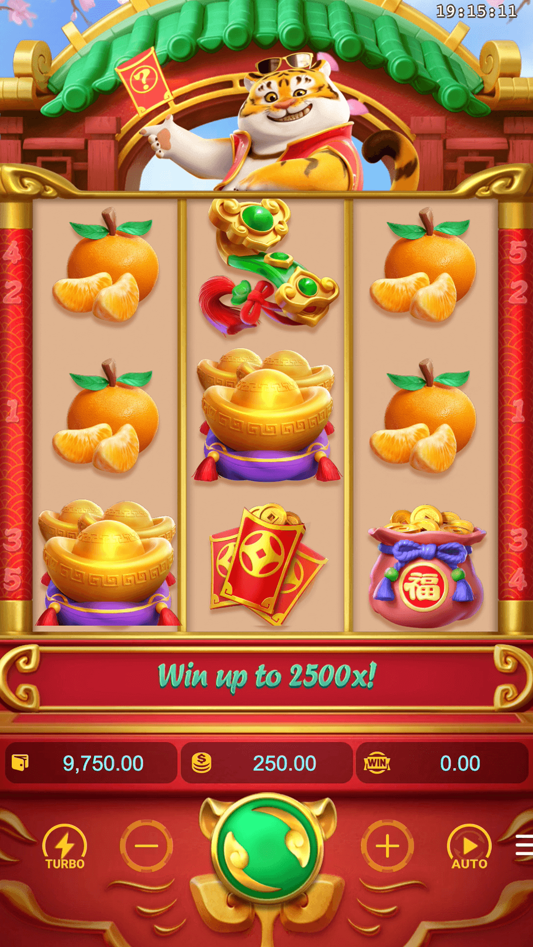 Fortune Tiger slot gameplay screenshot