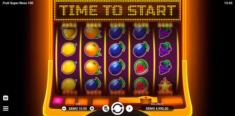 Fruit Super Nova 100 gameplay screenshot