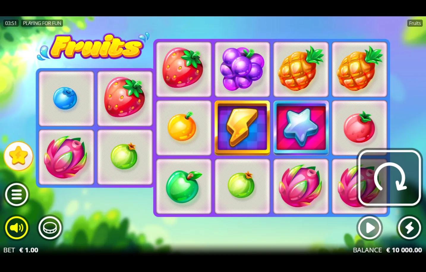 Fruits gameplay screenshot