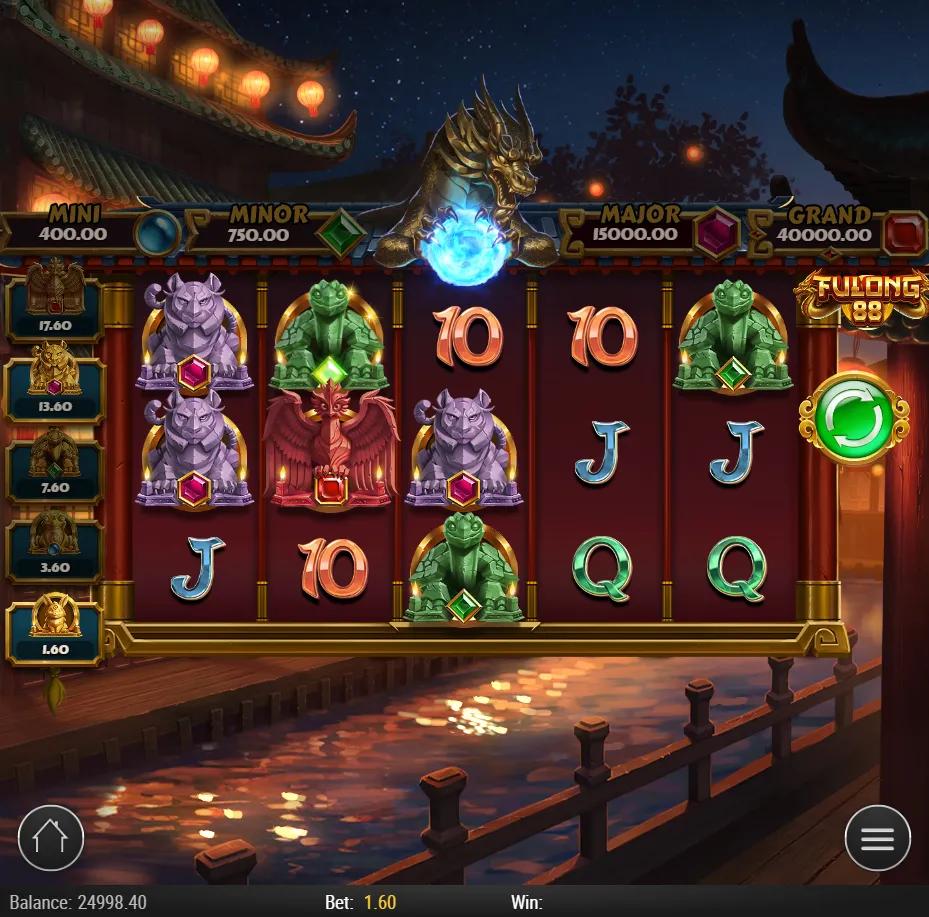 Fulong 88 slot by Play'n GO gameplay screenshot