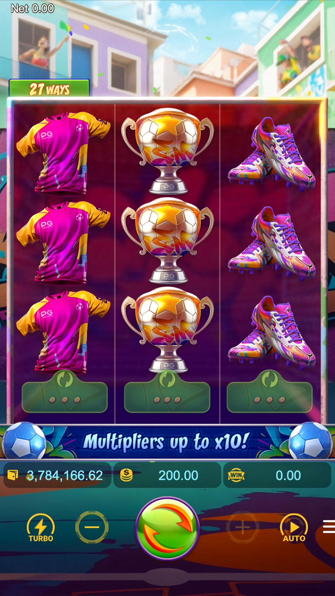 Futebol Fever slot gameplay screenshot