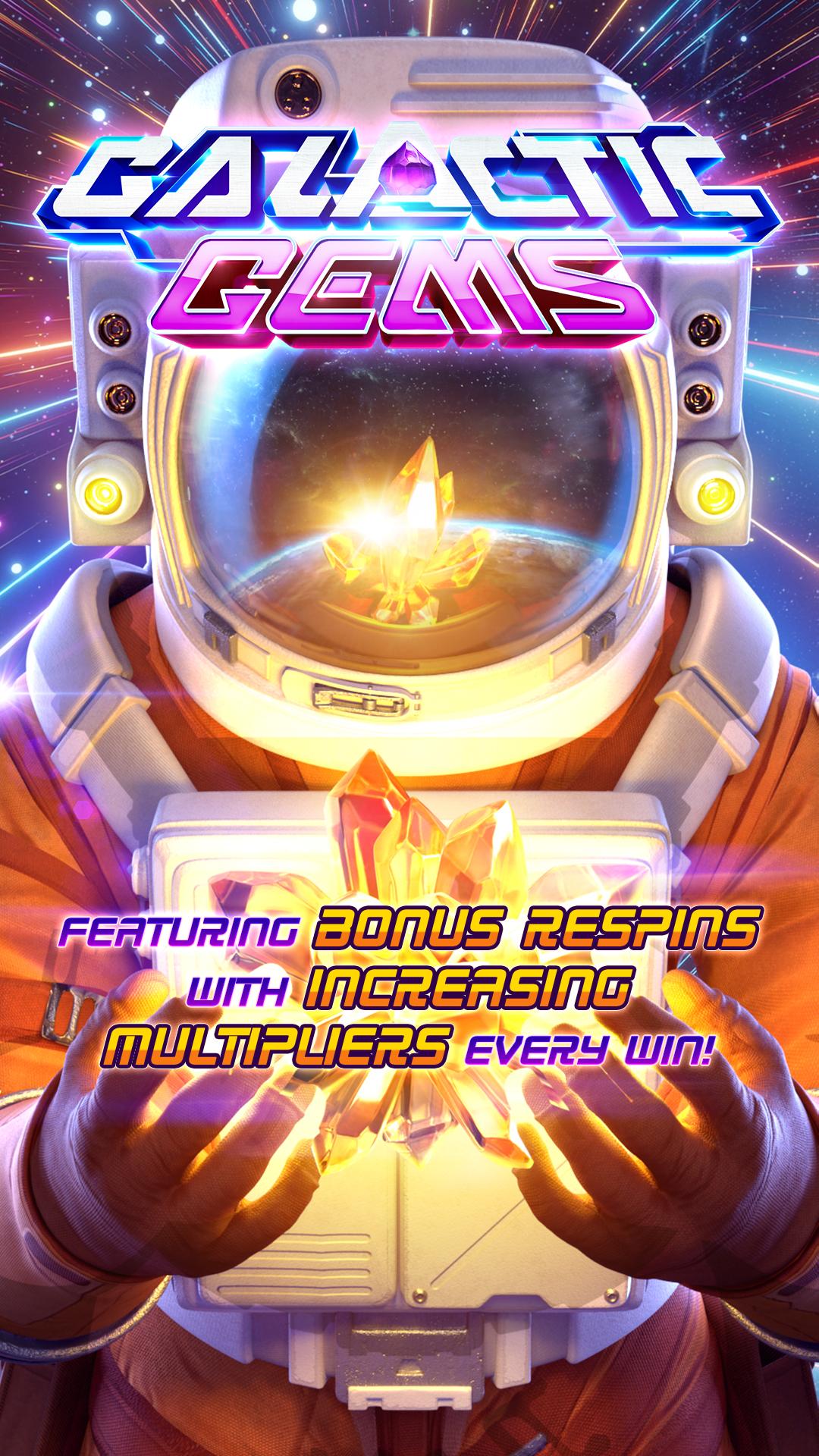 Galactic Gems slot gameplay screenshot