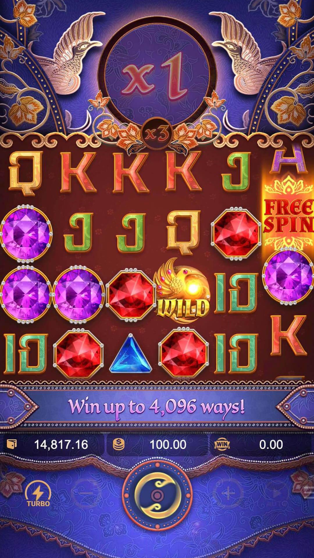 Garuda Gems slot gameplay screenshot