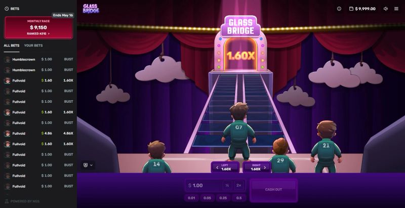 Glass Bridge gameplay screenshot