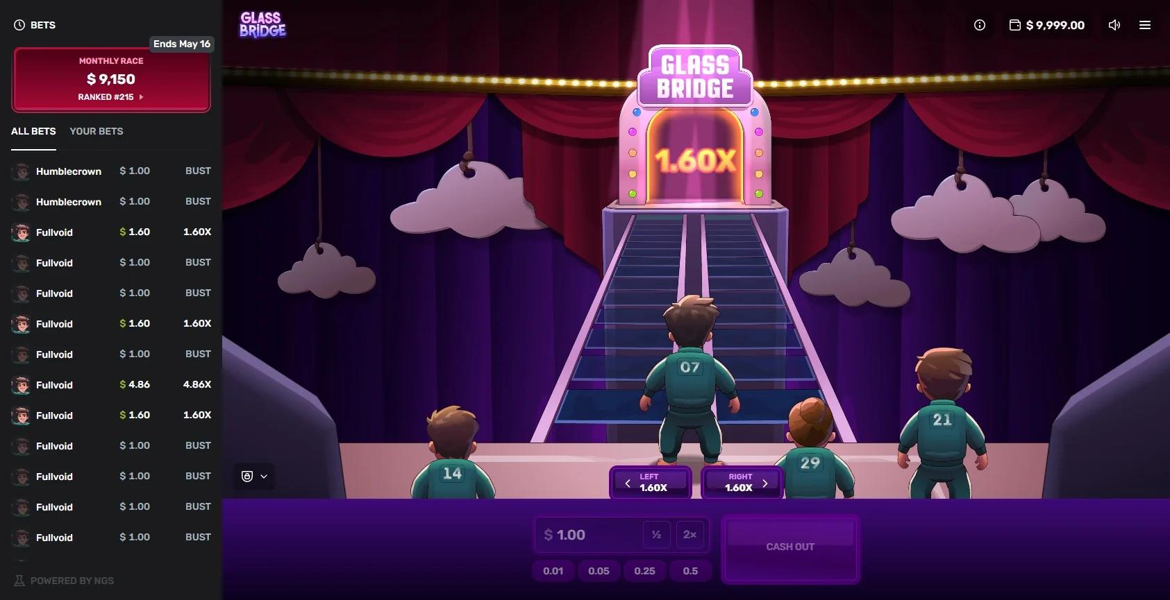 Glass Bridge gameplay screenshot