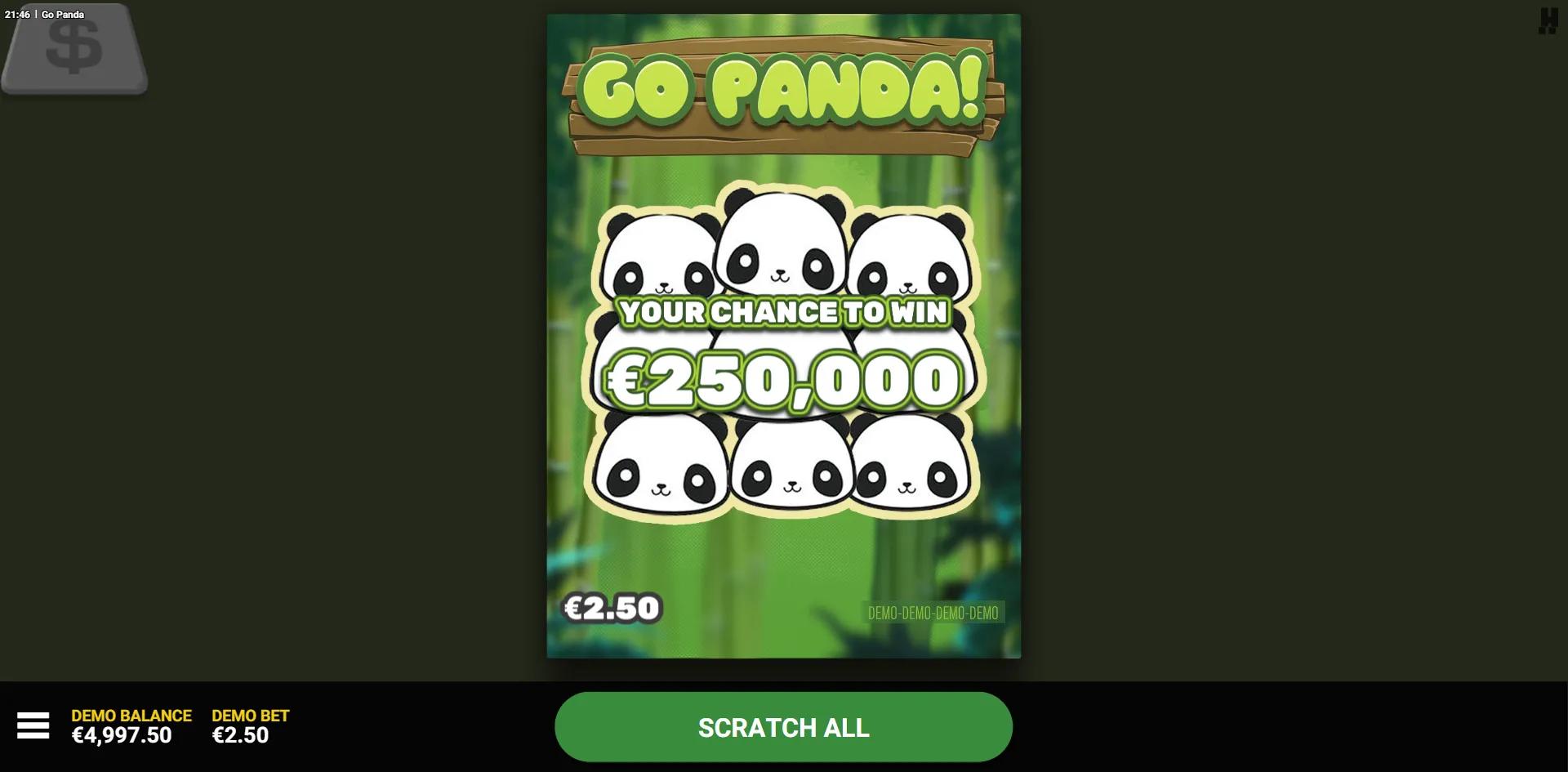 Go Panda! slot gameplay screenshot