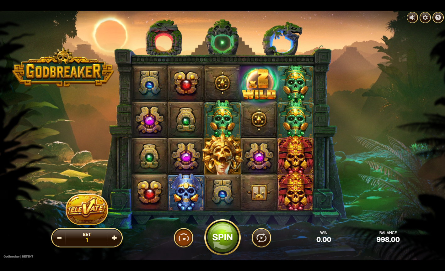 Godbreaker slot gameplay screenshot