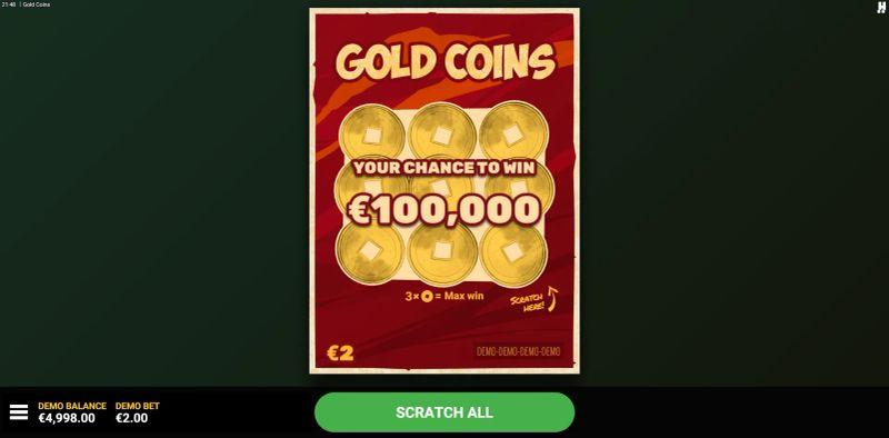 Gold Coins gameplay screenshot