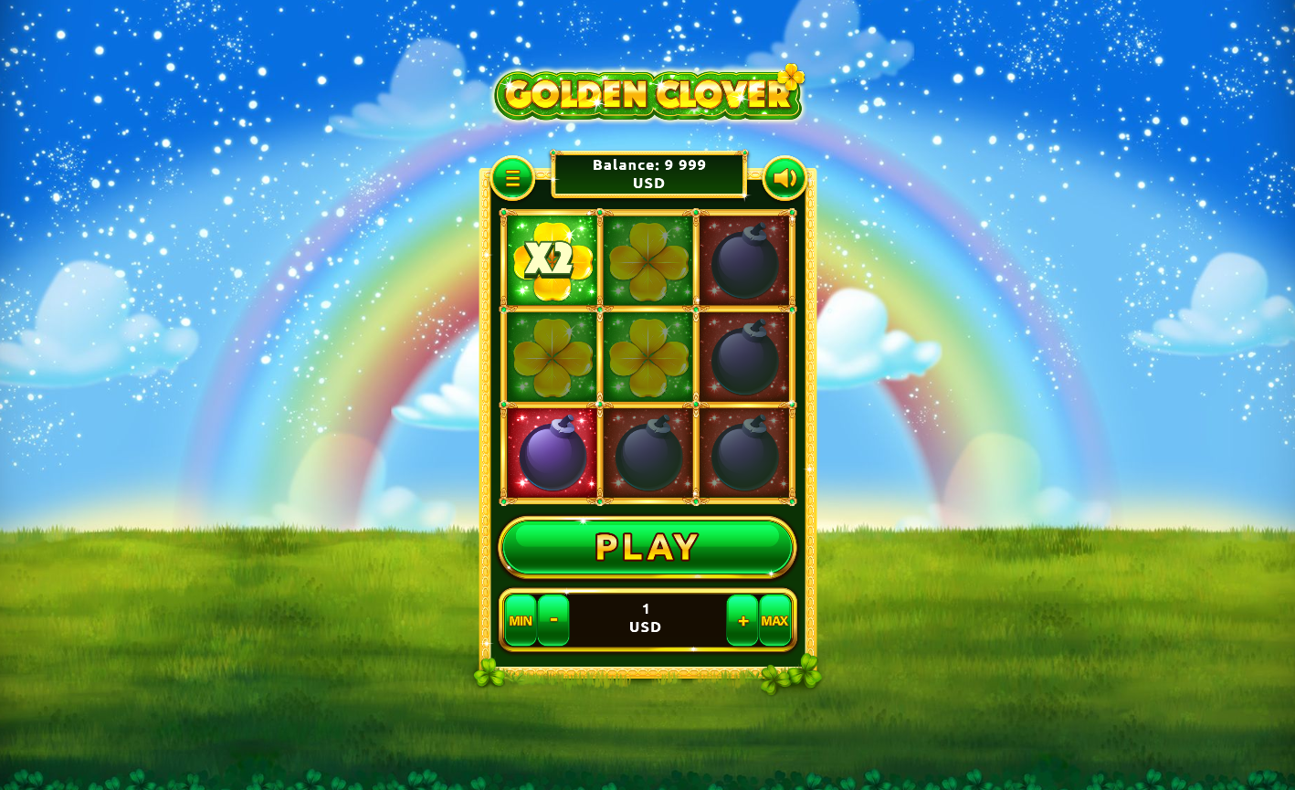 Golden Clover slot gameplay screenshot
