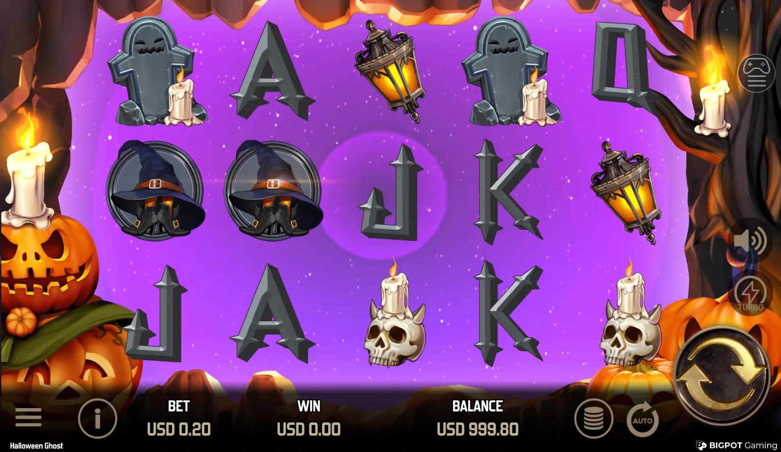 Halloween Ghost slot gameplay screenshot