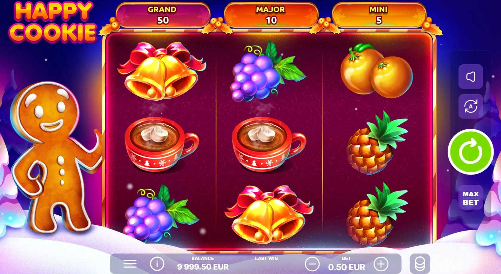 Happy Cookie slot gameplay screenshot