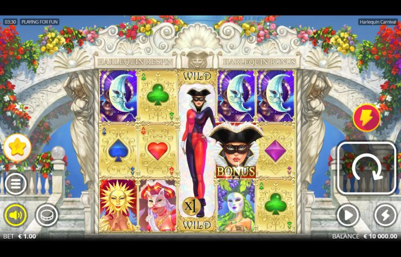 Harlequin Carnival gameplay screenshot